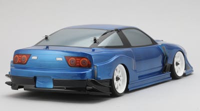 SD-TY180BB - Yokomo Drift Body Nissan 180SX - Street Version